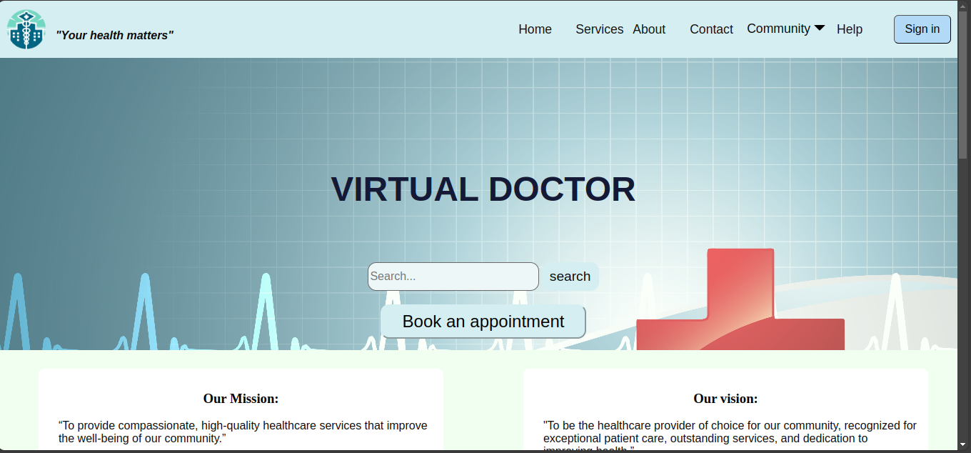 Hospital Web Application